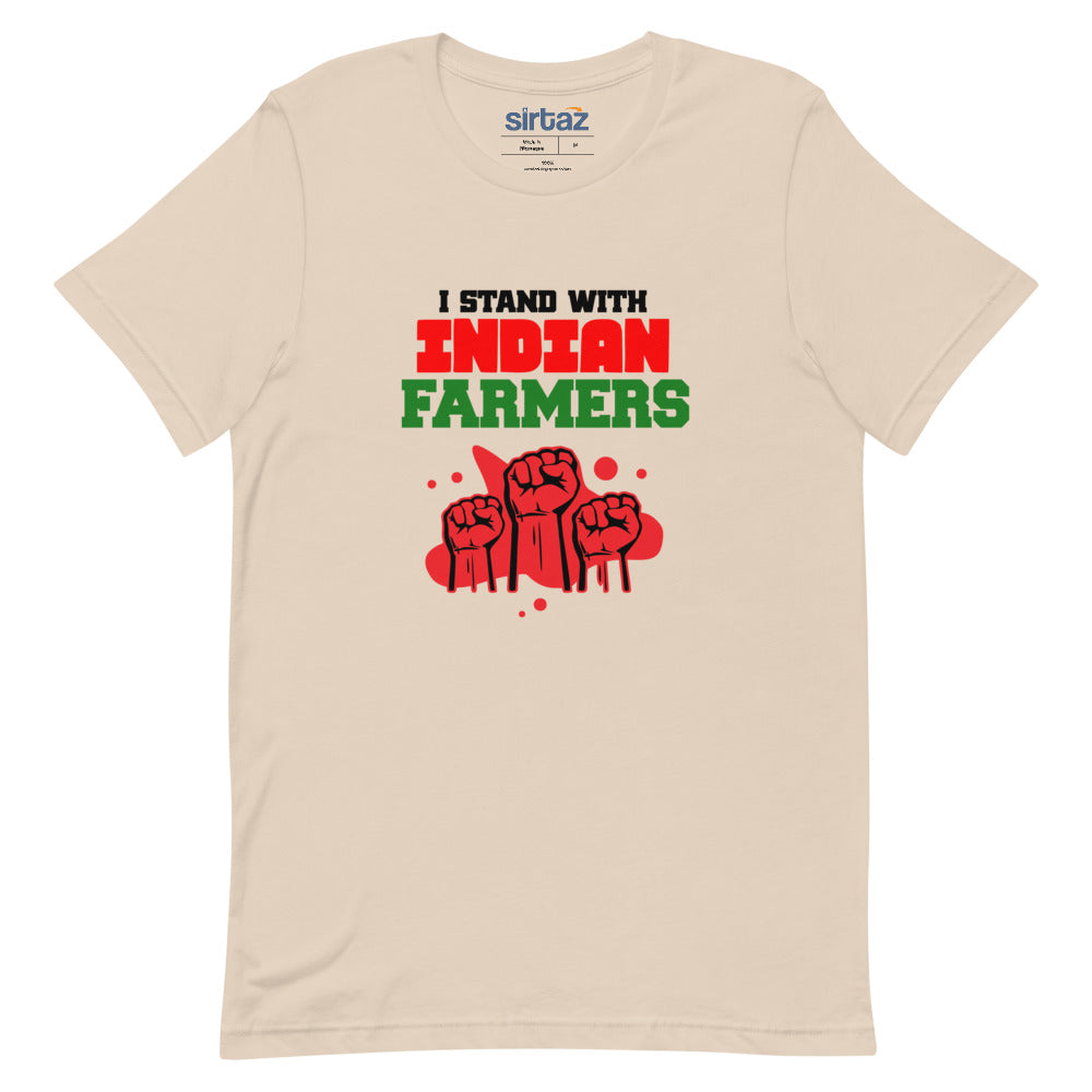 I STAND WITH INDIAN FARMERS - Unisex Short-Sleeve T-Shirt