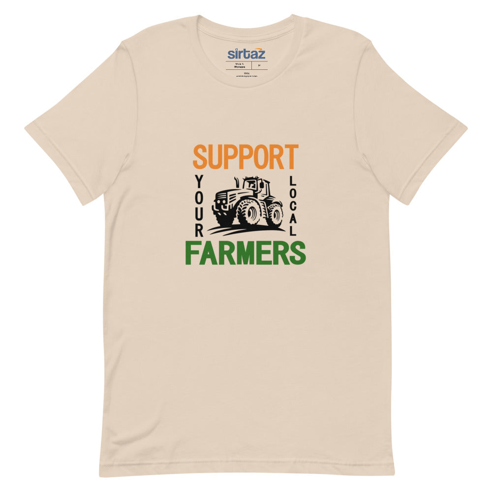 SUPPORT YOUR LOCAL FARMERS - Unisex Short-Sleeve T-Shirt