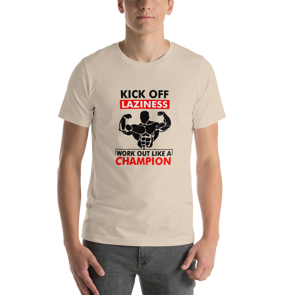 KICK OFF LAZINESS - Unisex t-shirt