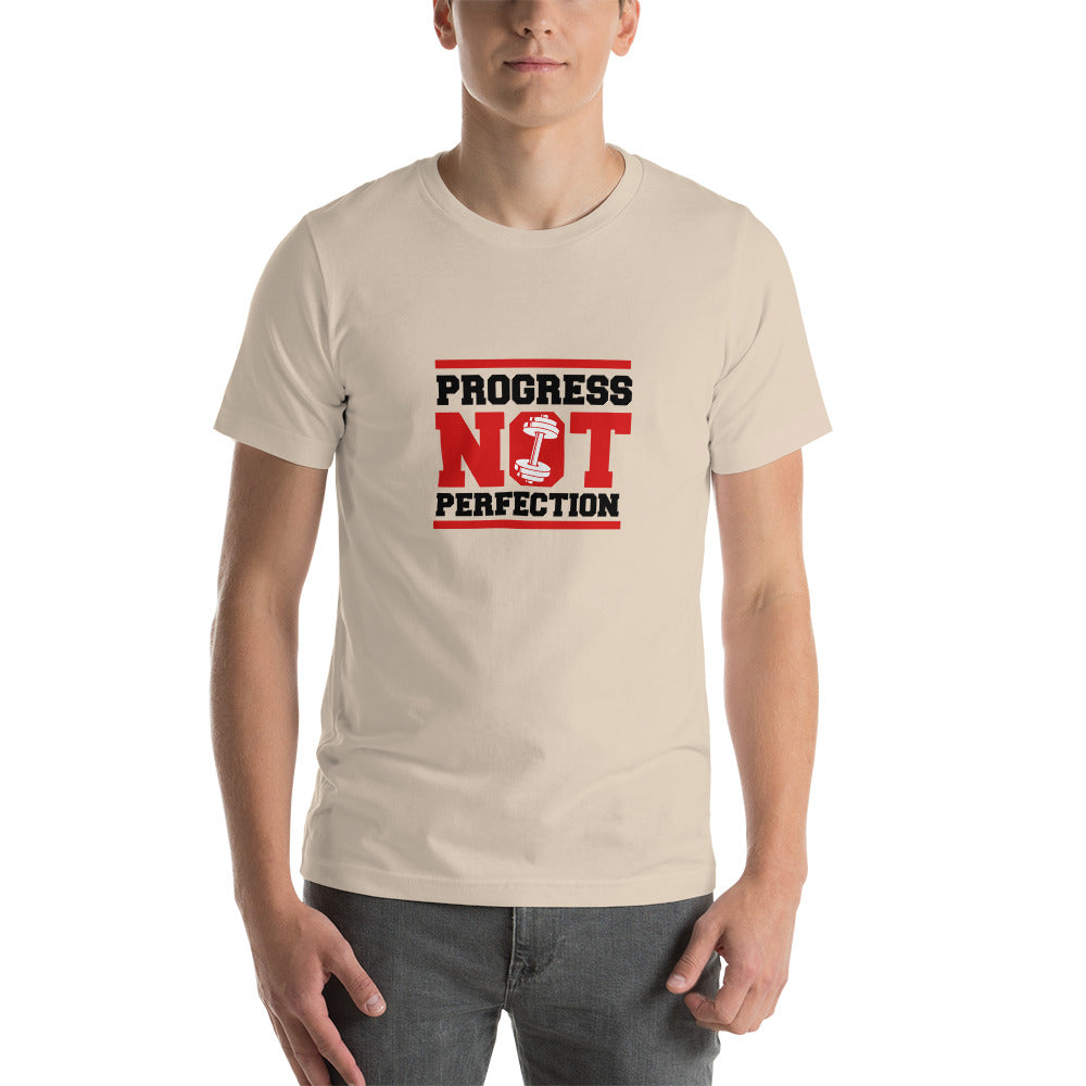 PROGRESS NOT PERFECTION - Unisex t-shirt