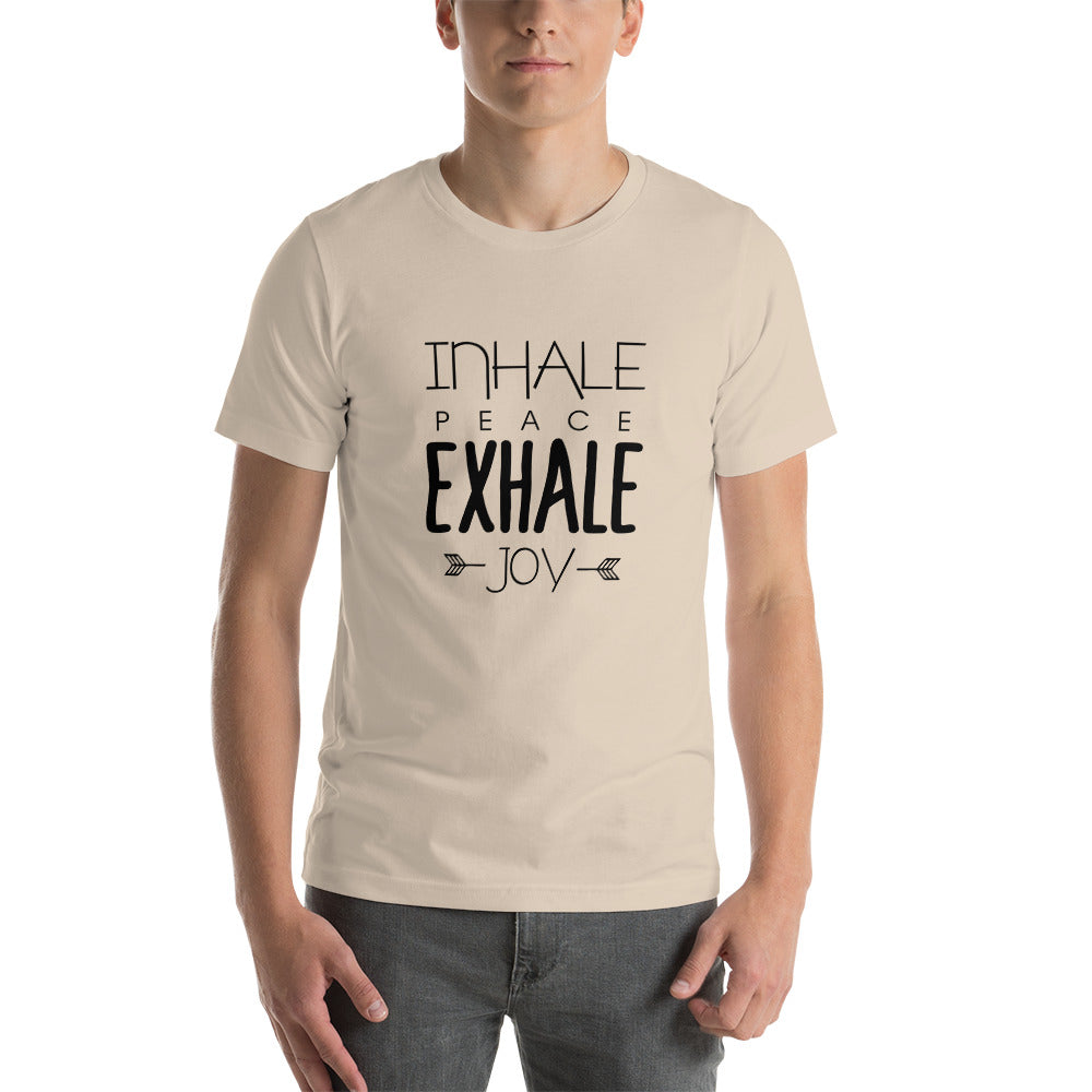 INHALE PEACE EXHALE JOY - Unisex t-shirt