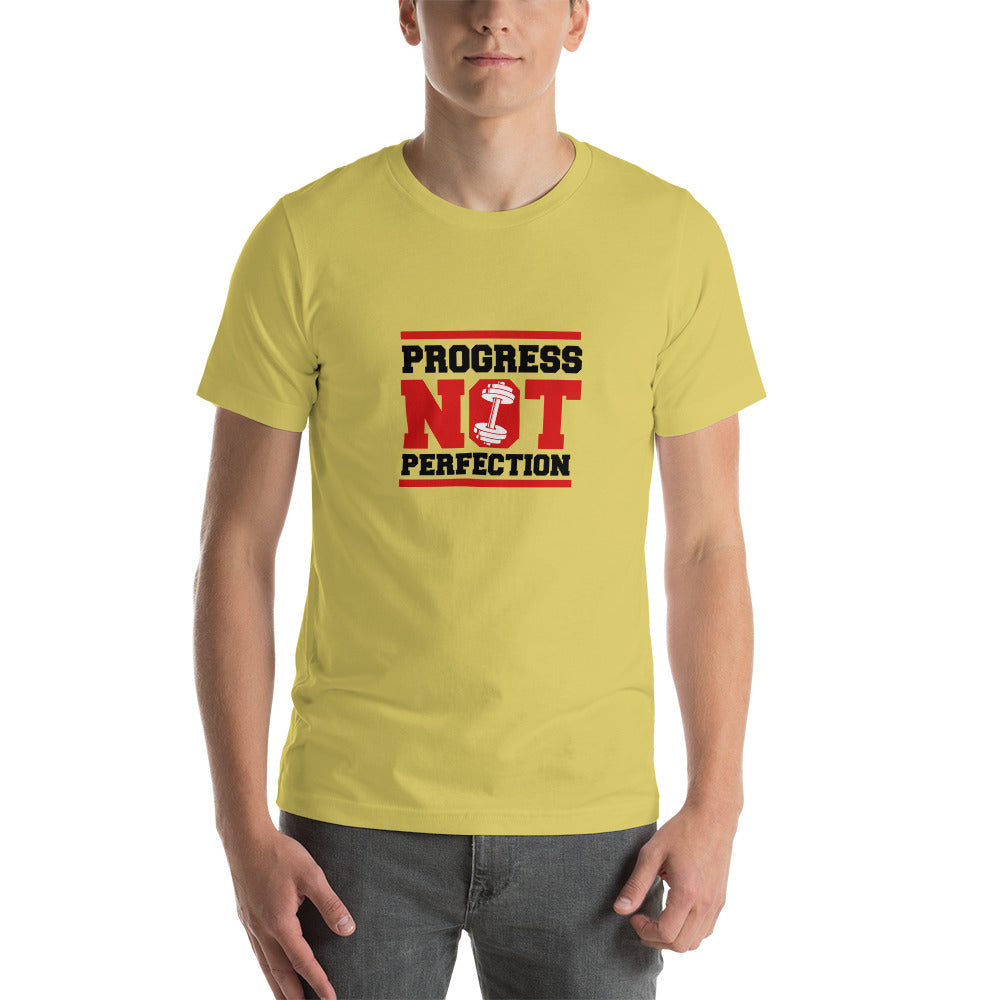 PROGRESS NOT PERFECTION - Unisex t-shirt