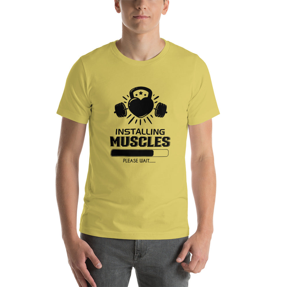 INSTALLING MUSCLES - Unisex t-shirt