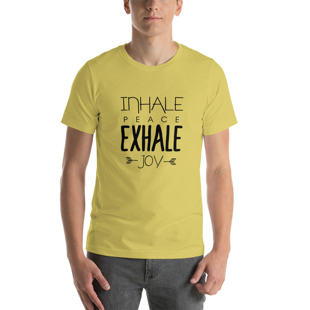 INHALE PEACE EXHALE JOY - Unisex t-shirt