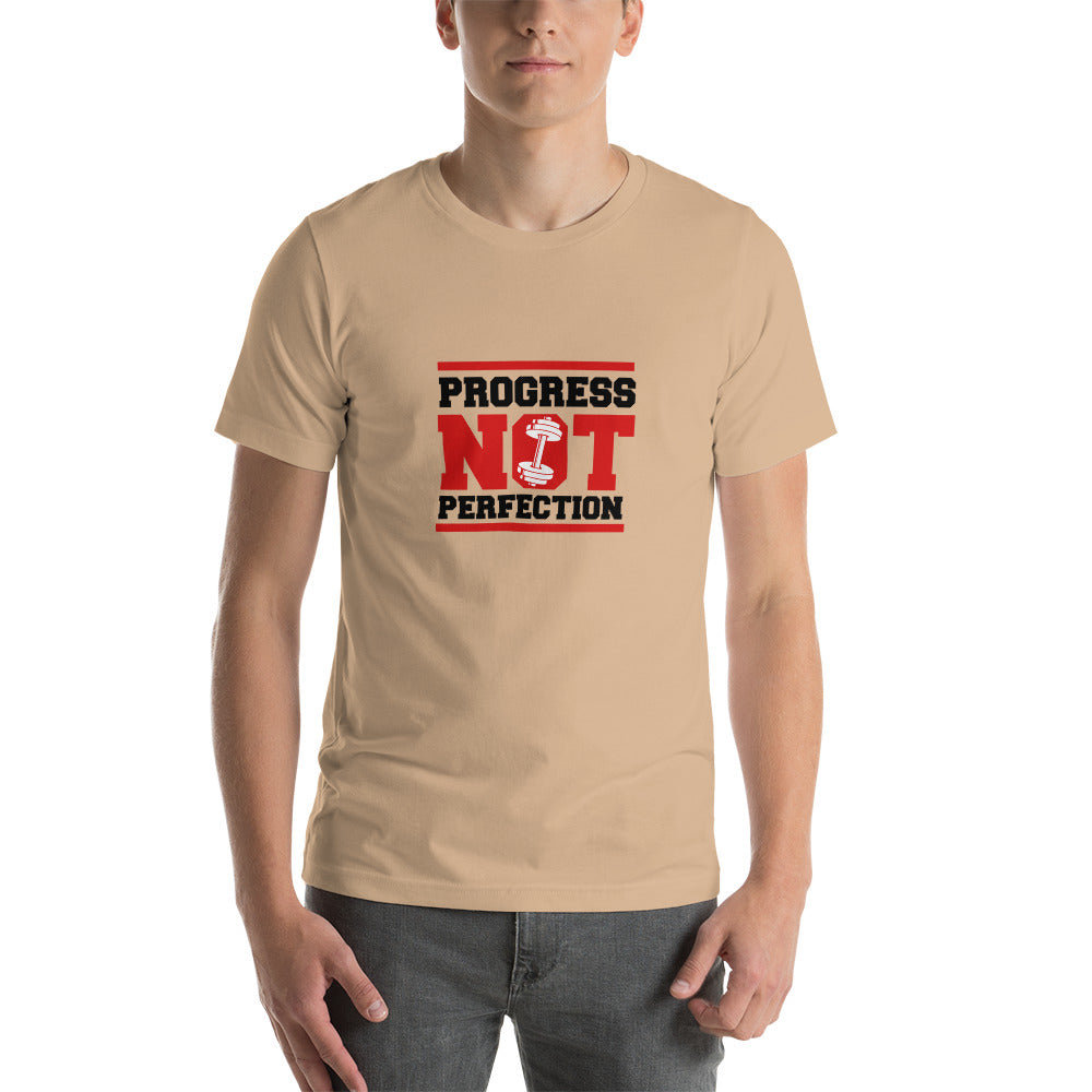 PROGRESS NOT PERFECTION - Unisex t-shirt
