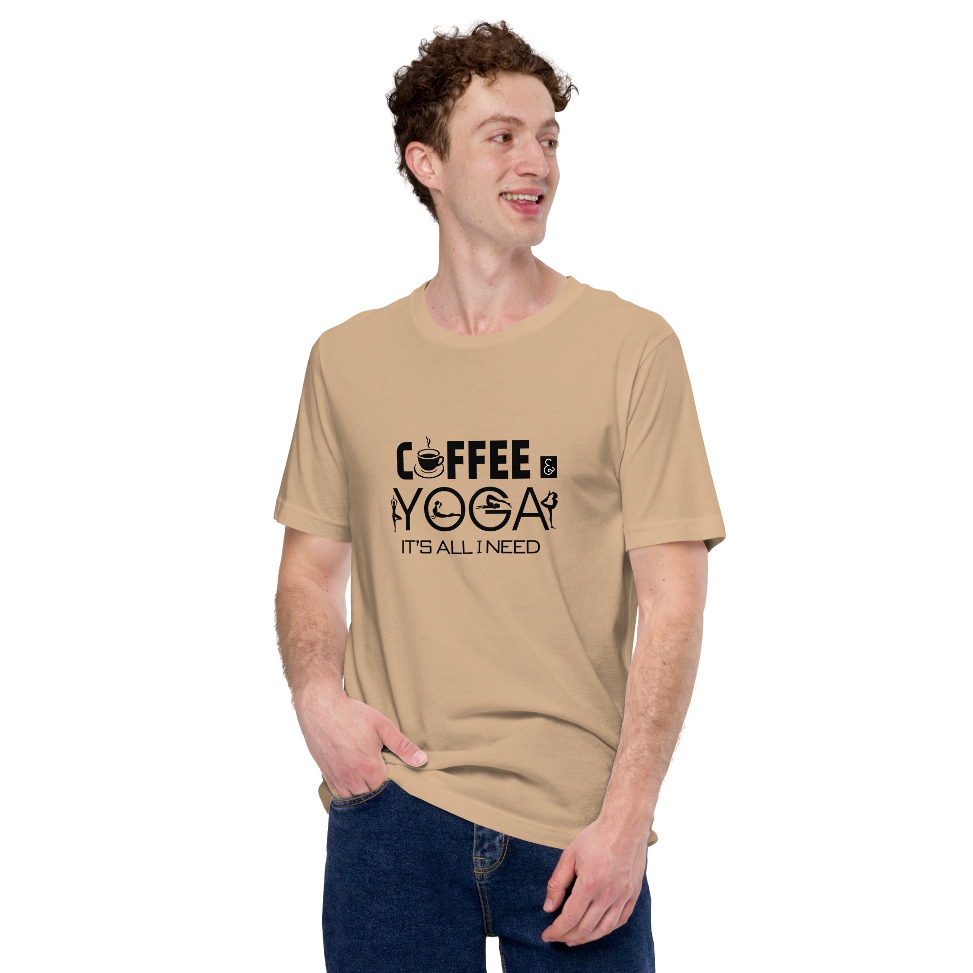COFFEE YOGA IT'S ALL I NEED - Unisex t-shirt