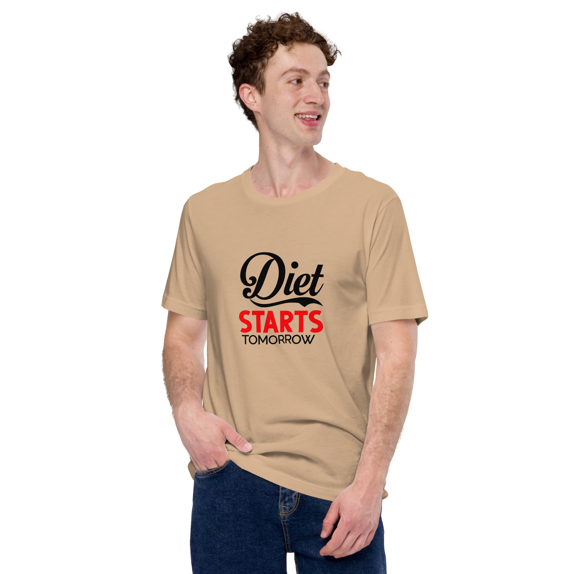 DIET STARTS TOMORROW - Unisex t-shirt