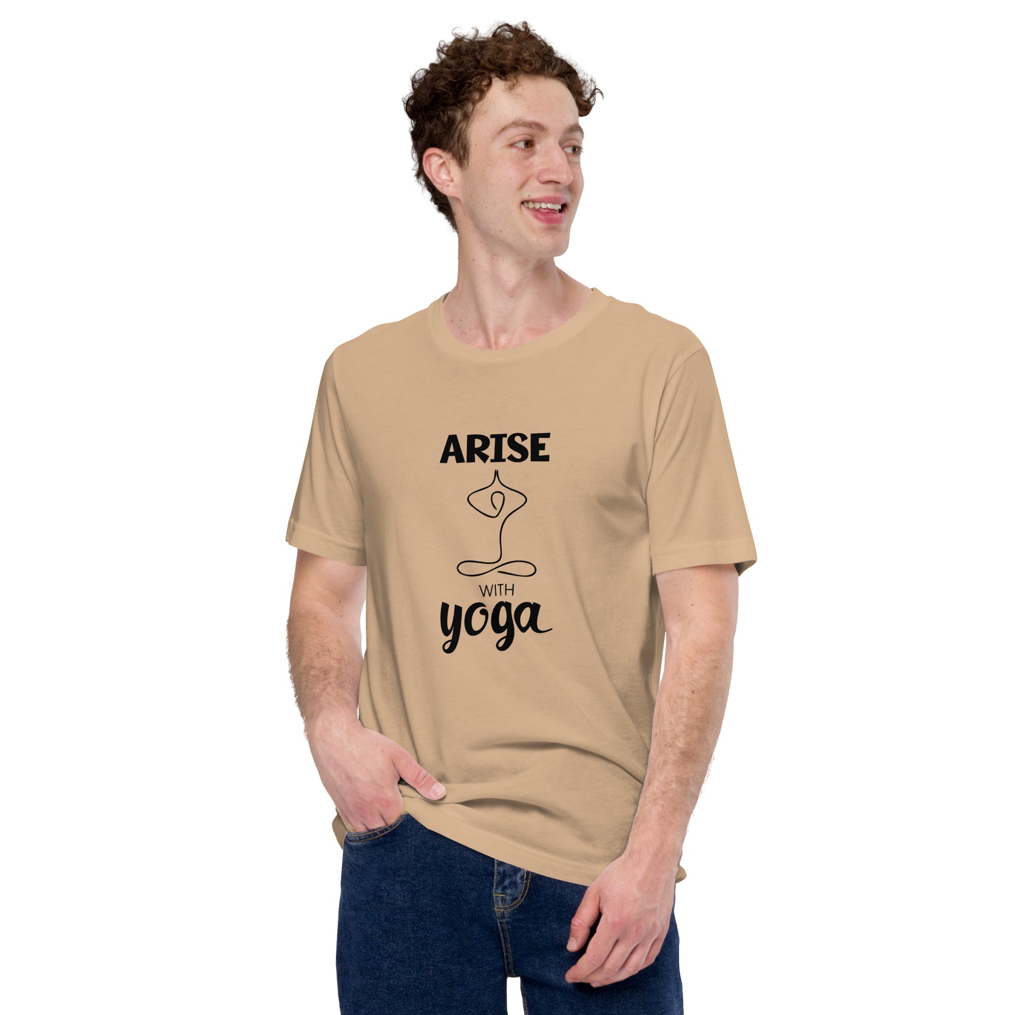 ARISE WITH YOGA - Unisex t-shirt