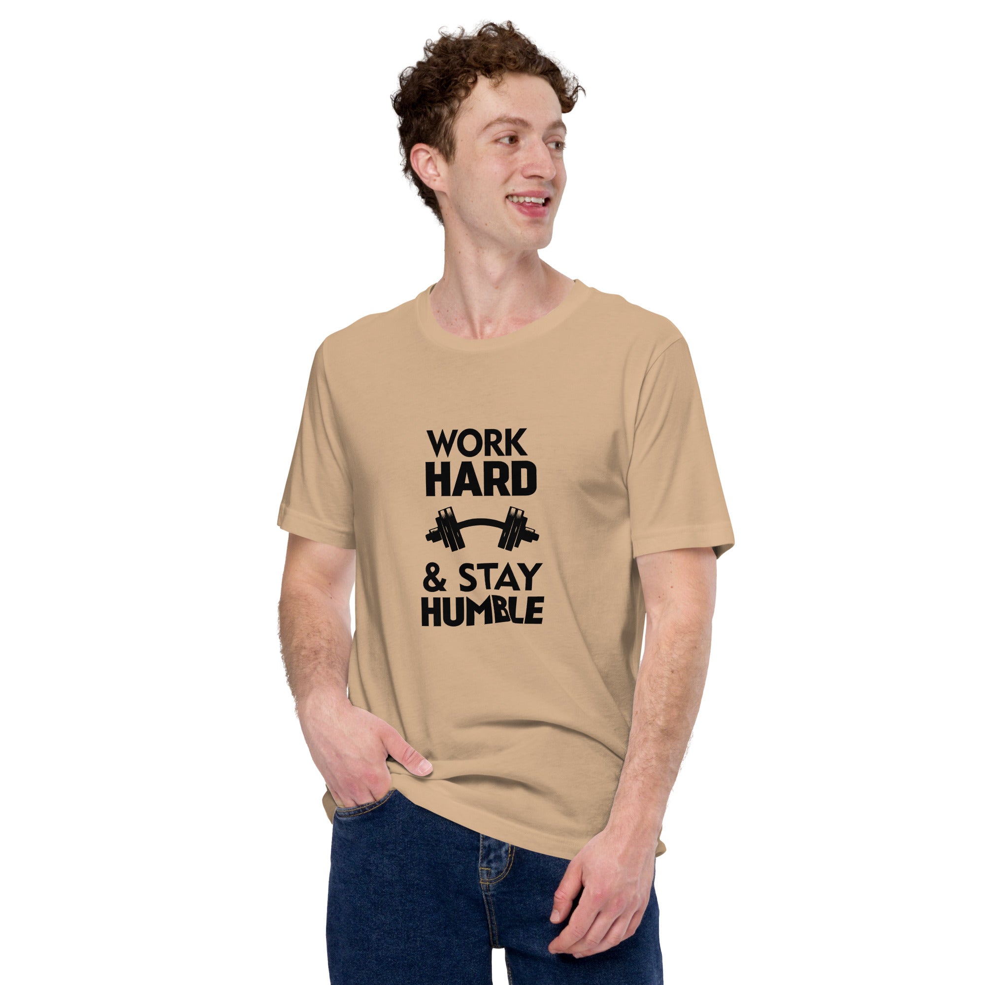 WORK HARD & STAY HUMBLE - Unisex t-shirt