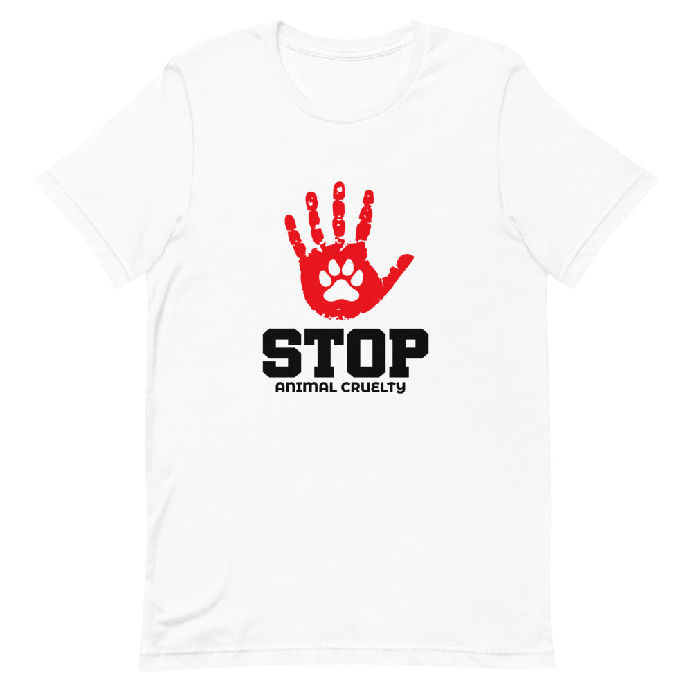 STOP ANIMAL CRUELTY - Unisex Short-Sleeve T-Shirt