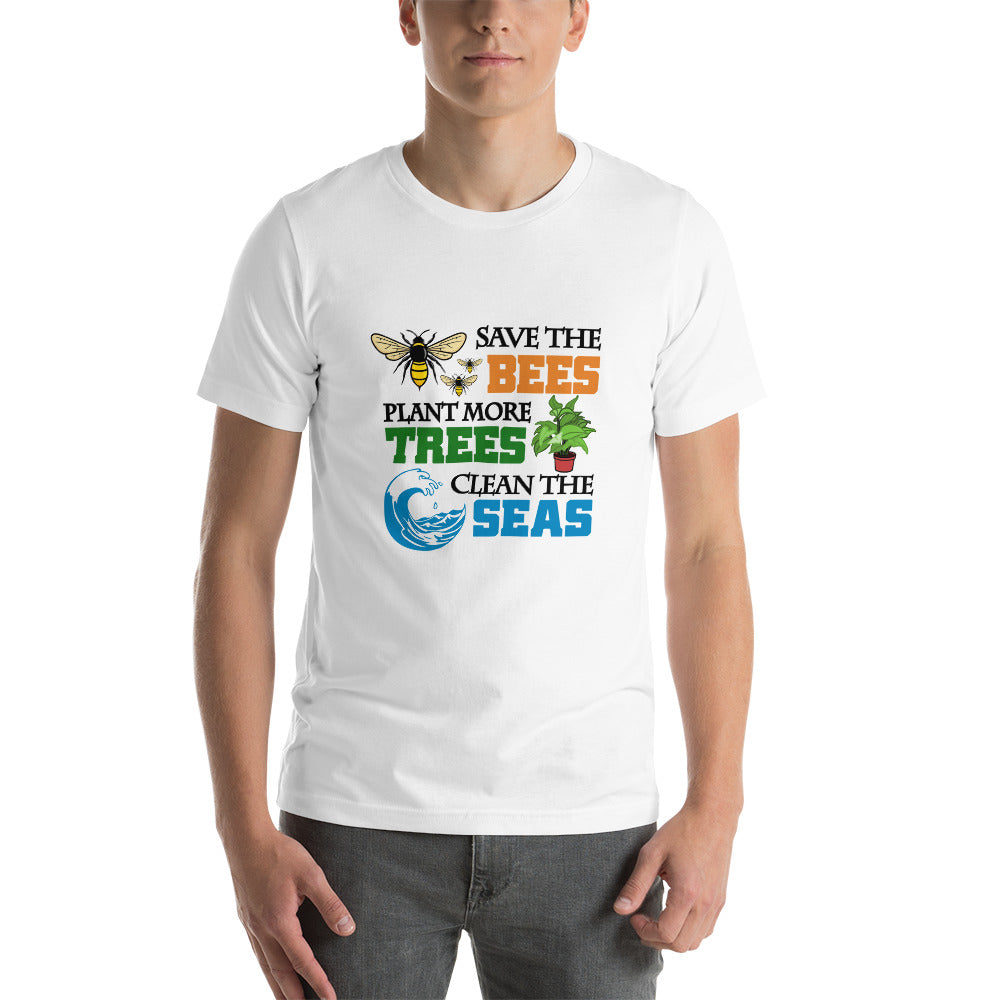 SAVE THE BEES - Short-Sleeve Unisex T-Shirt