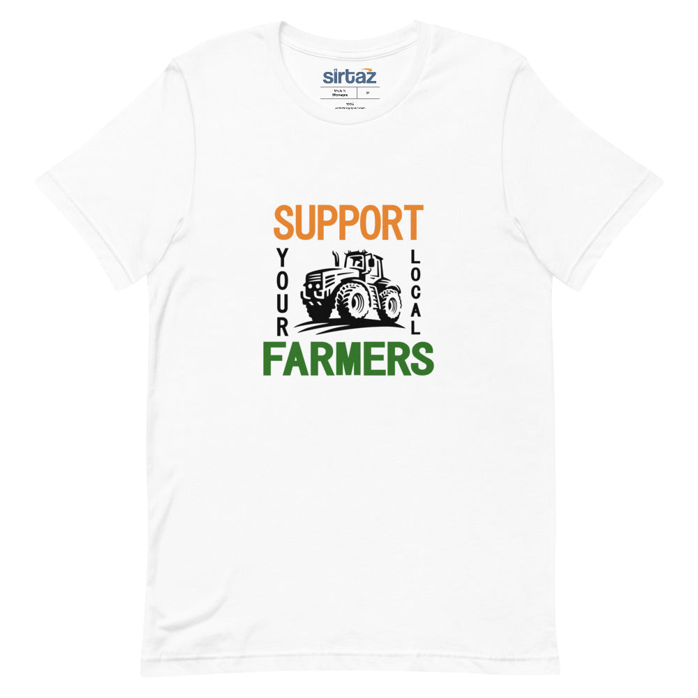 SUPPORT YOUR LOCAL FARMERS - Unisex Short-Sleeve T-Shirt