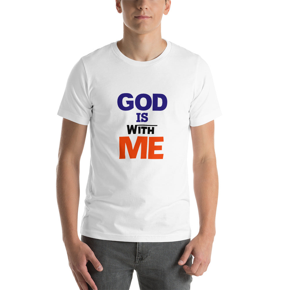 GOD IS WITH ME - Short-sleeve unisex t-shirt