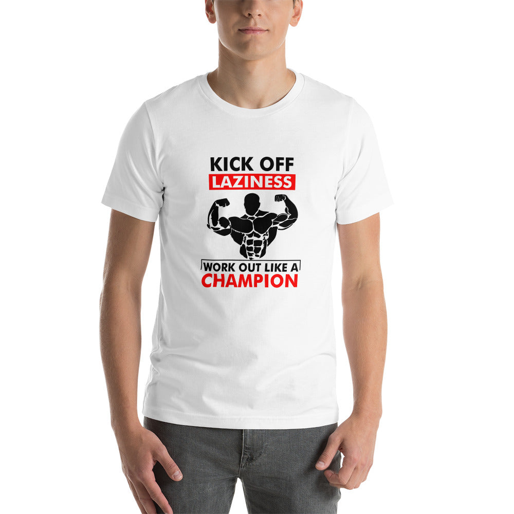 KICK OFF LAZINESS - Unisex t-shirt