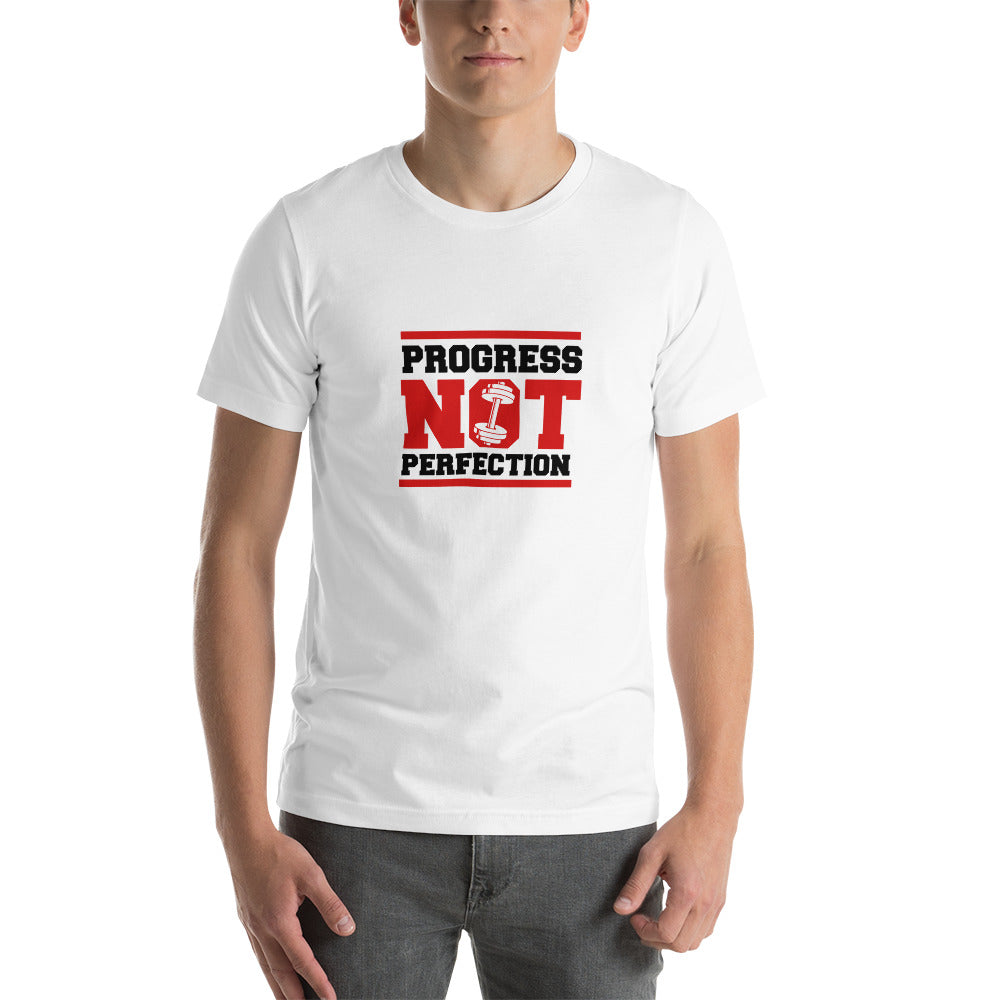 PROGRESS NOT PERFECTION - Unisex t-shirt