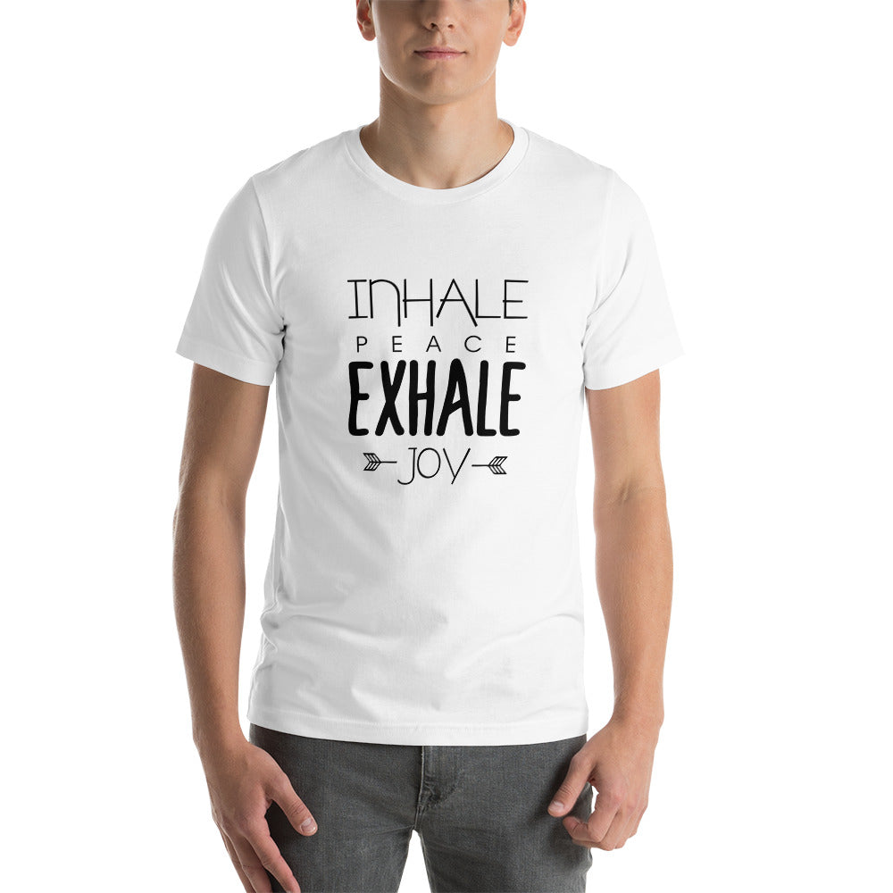 INHALE PEACE EXHALE JOY - Unisex t-shirt