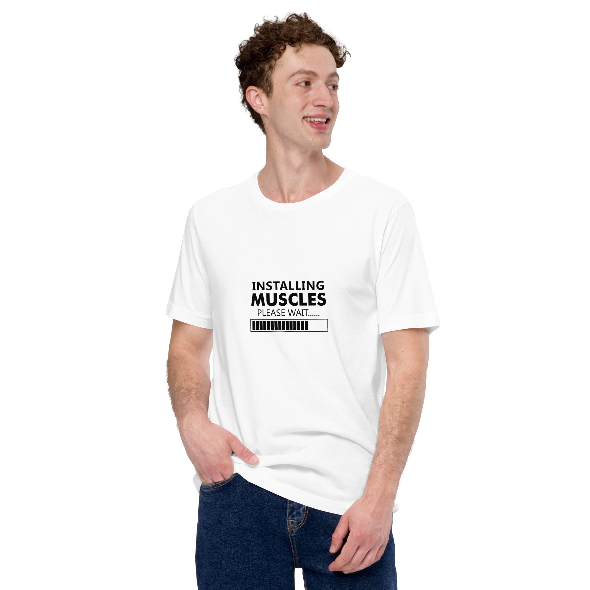 INSTALLING MUSCLES - Unisex t-shirt
