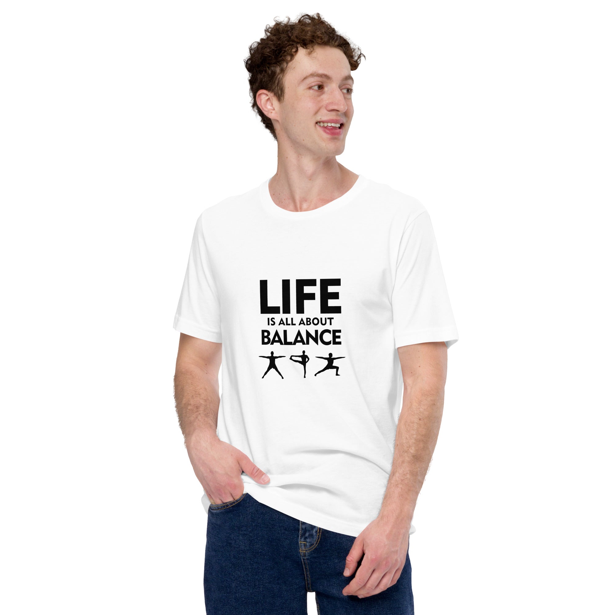 LIFE IS ALL ABOUT BALANCE - Unisex t-shirt