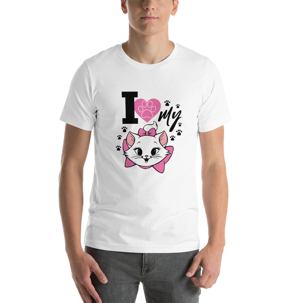 I LOVE MY CAT - Unisex t-shirt