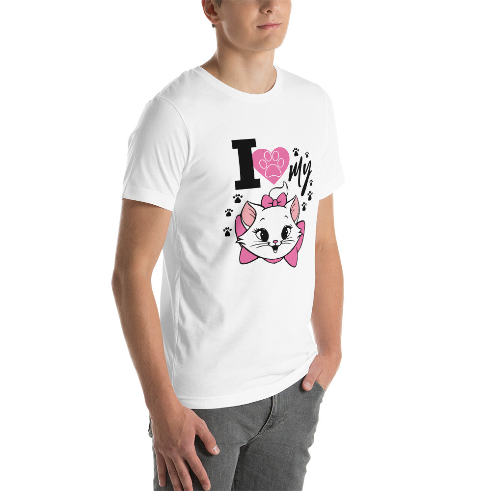 I LOVE MY CAT - Unisex t-shirt