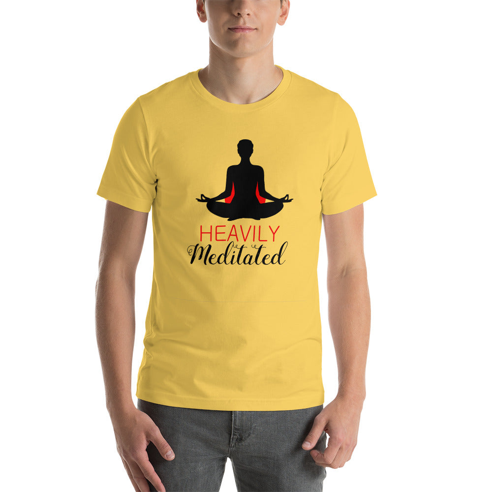 HEAVILY MEDITATED - Short-Sleeve Unisex T-Shirt