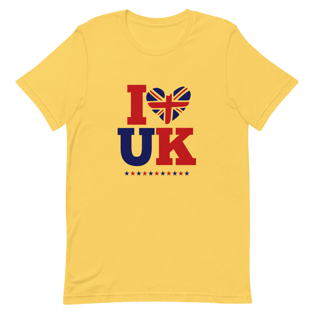 I LOVE UK - Unisex Short-Sleeve T-Shirt
