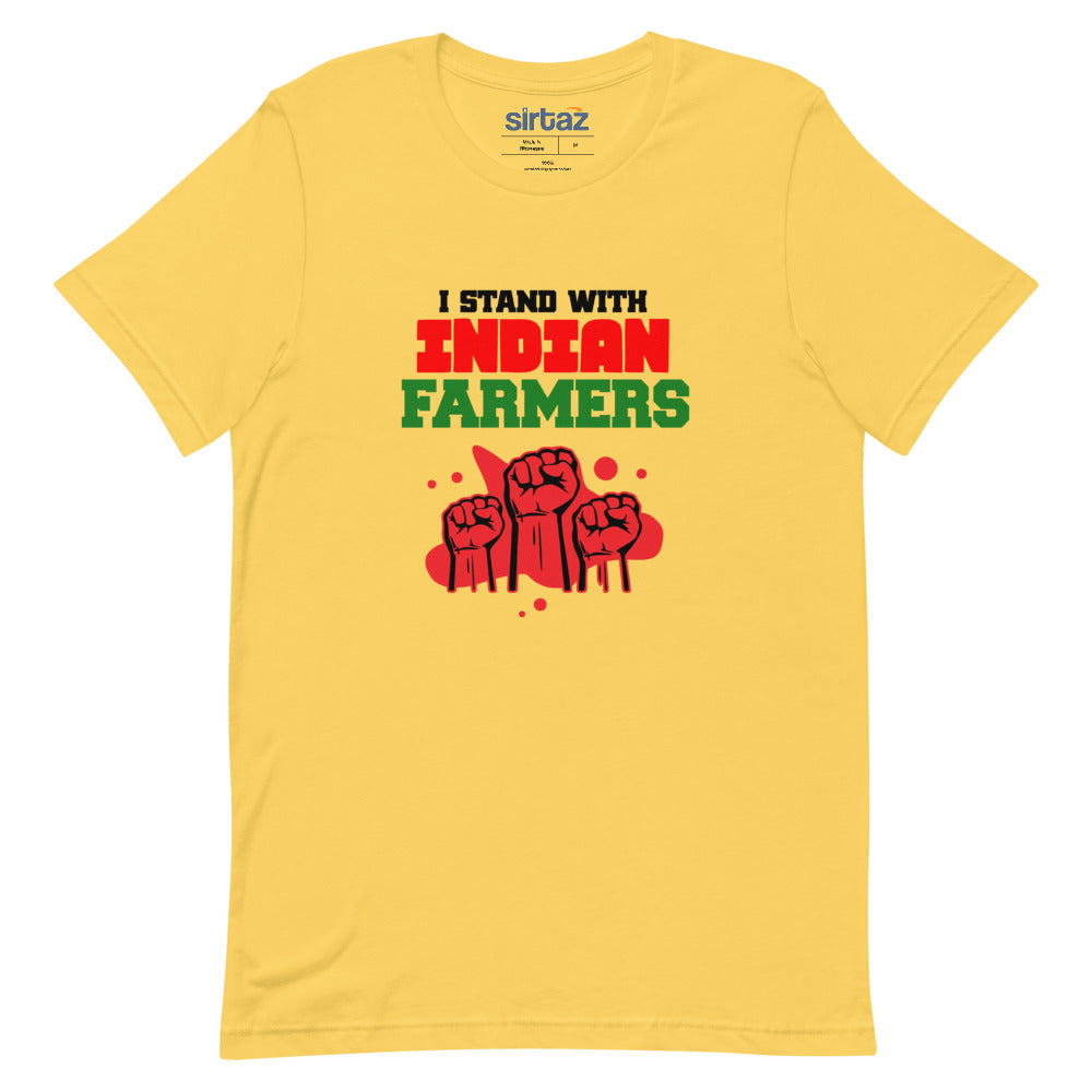 I STAND WITH INDIAN FARMERS - Unisex Short-Sleeve T-Shirt