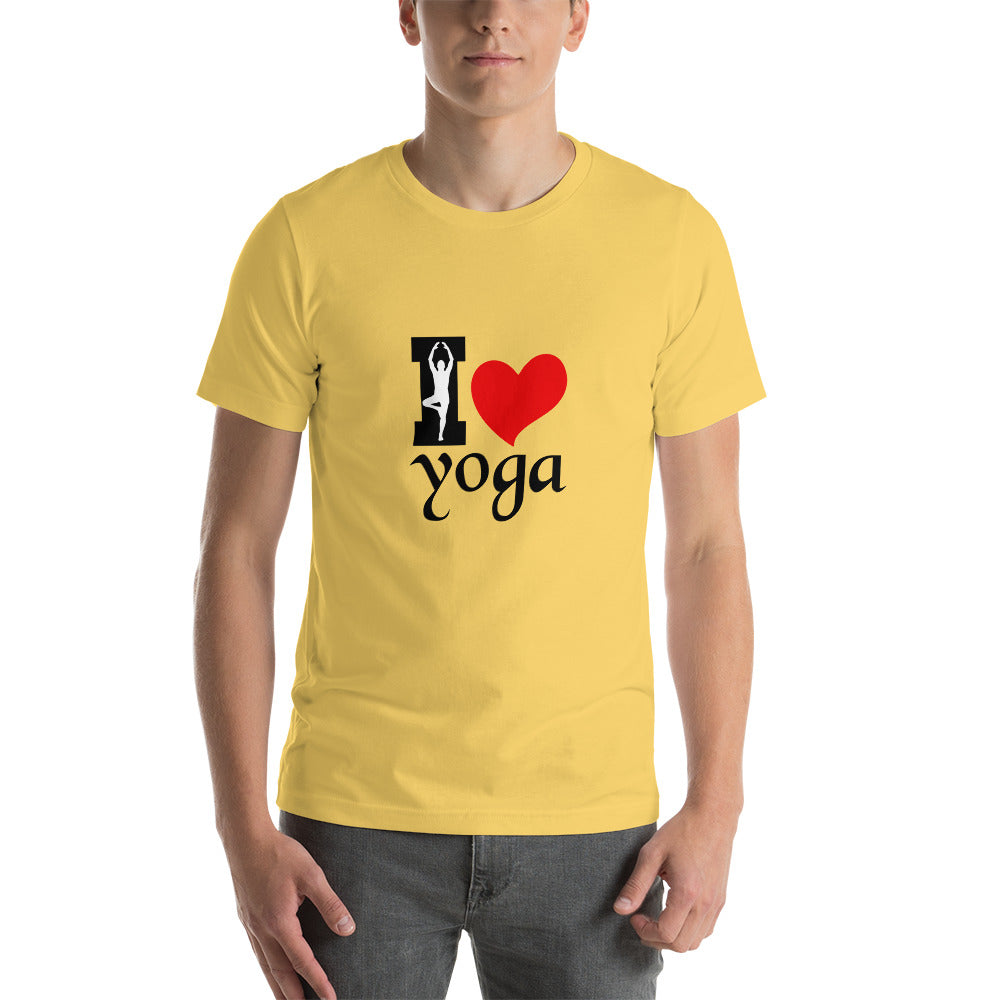 I LOVE YOGA - Unisex t-shirt
