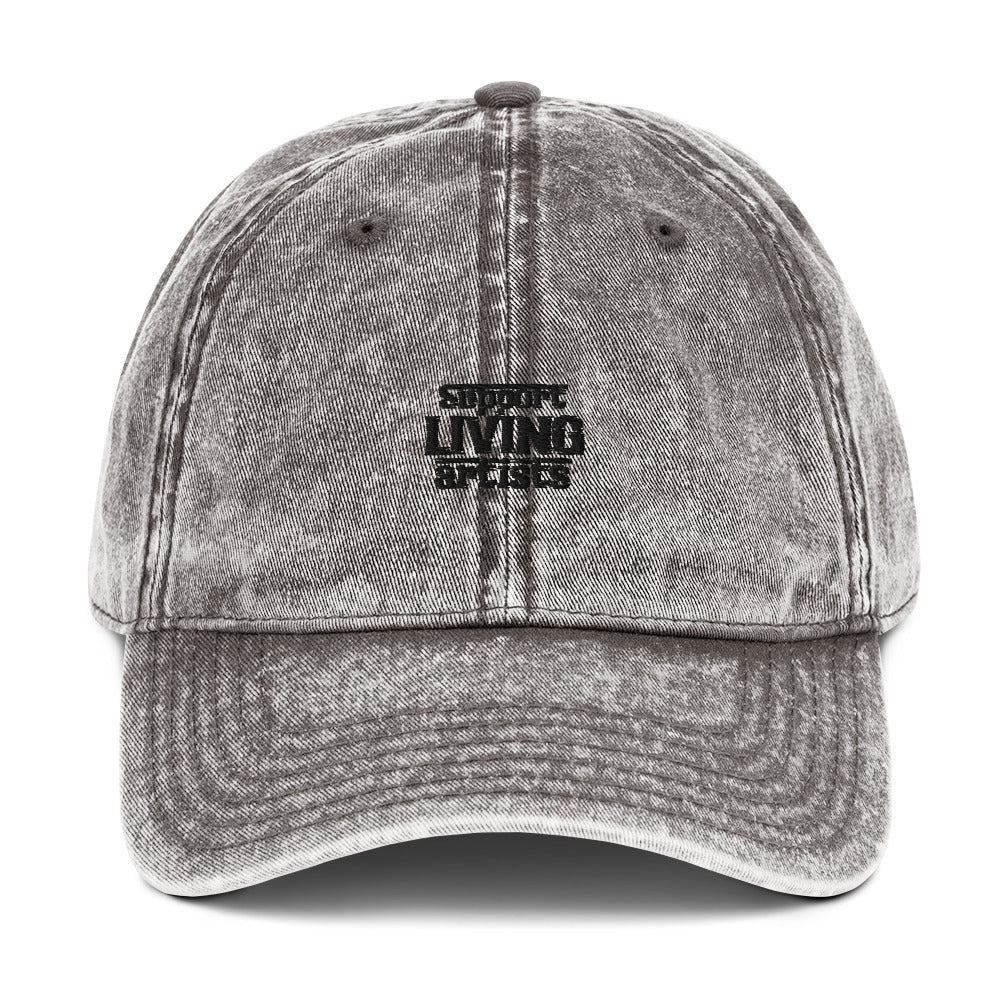 Support living artists- Vintage cotton Twill Cap