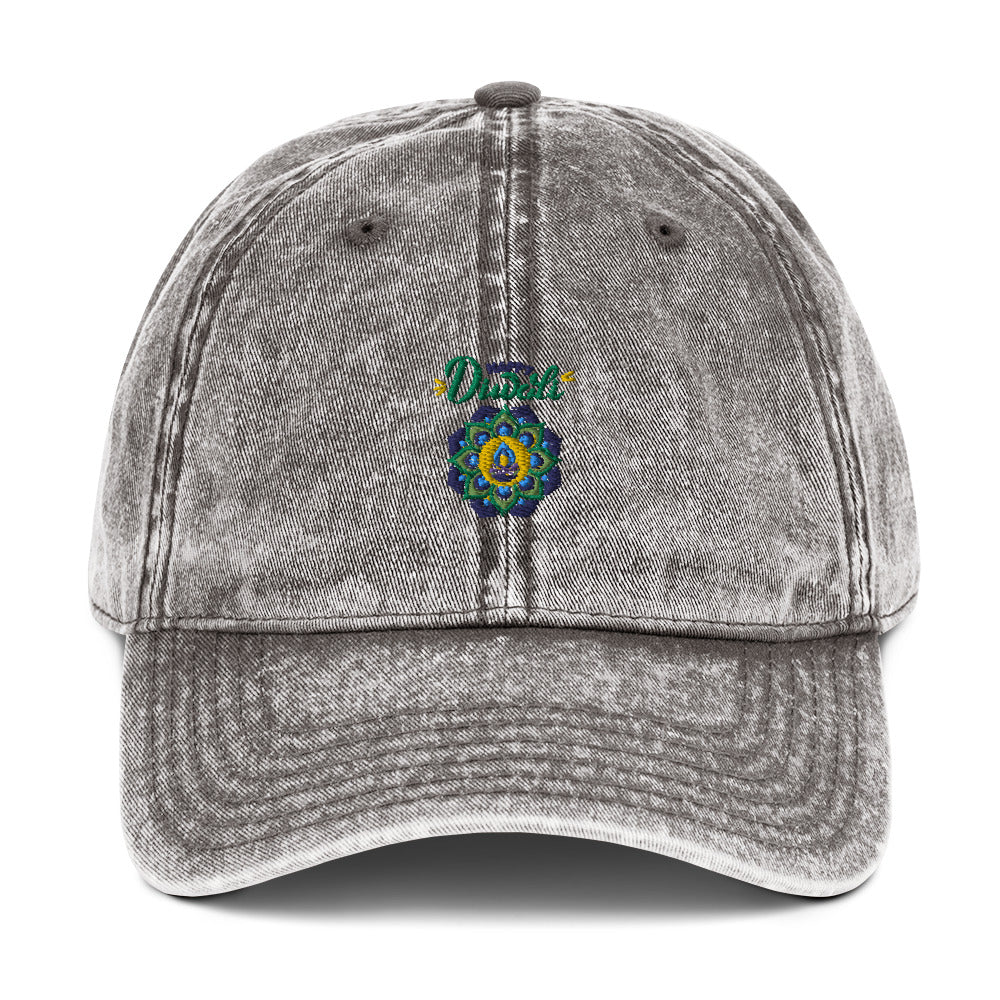 HAPPY DIWALI - Vintage cotton Twill Cap