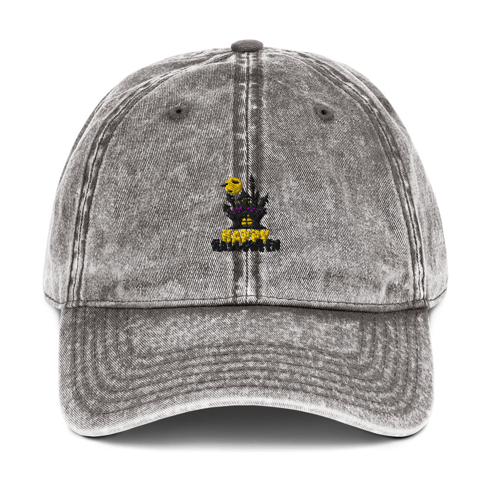 HAPPY HALLOWEEN - Vintage cotton Twill Cap