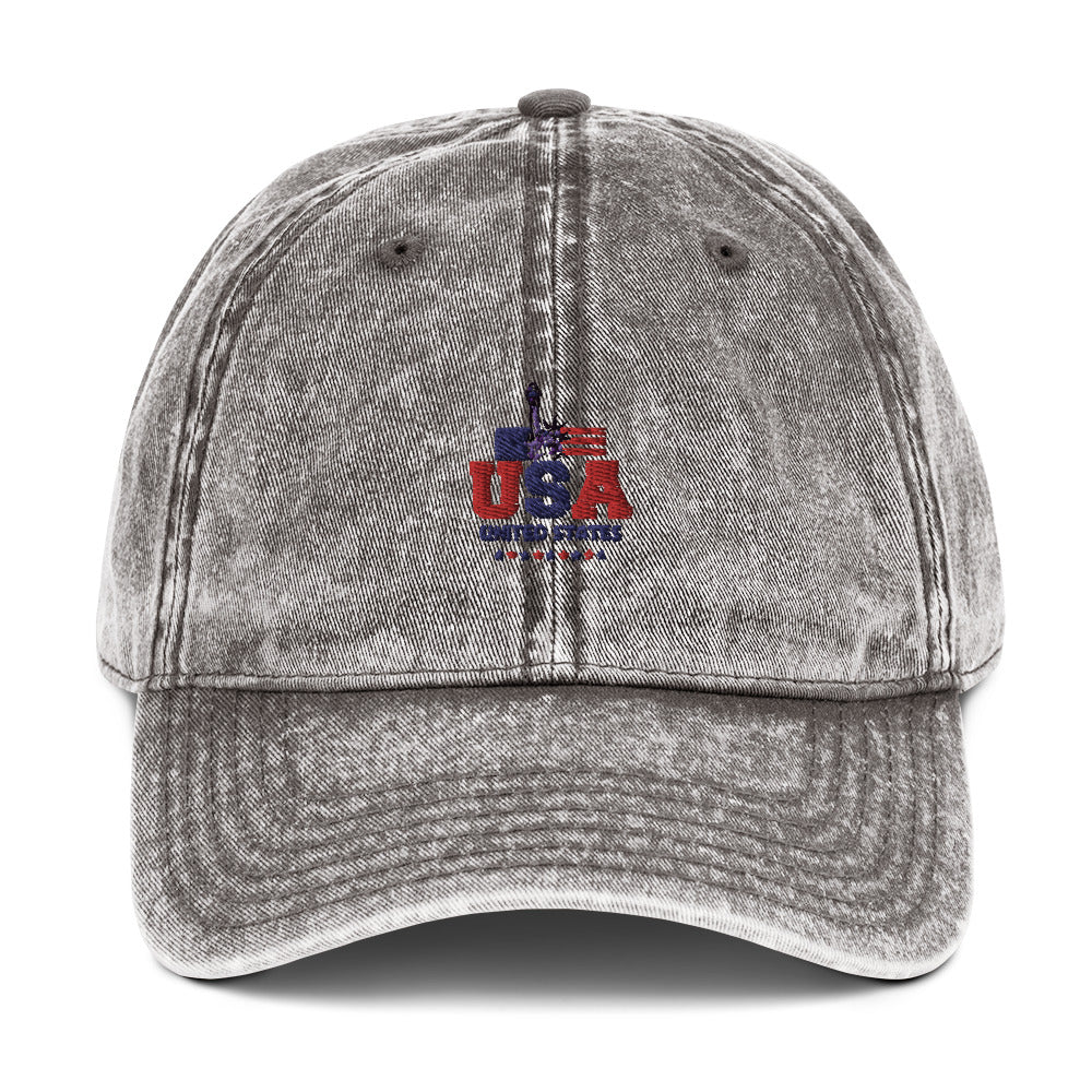 UNITED STATES OF AMERICA - Vintage cotton Twill Cap