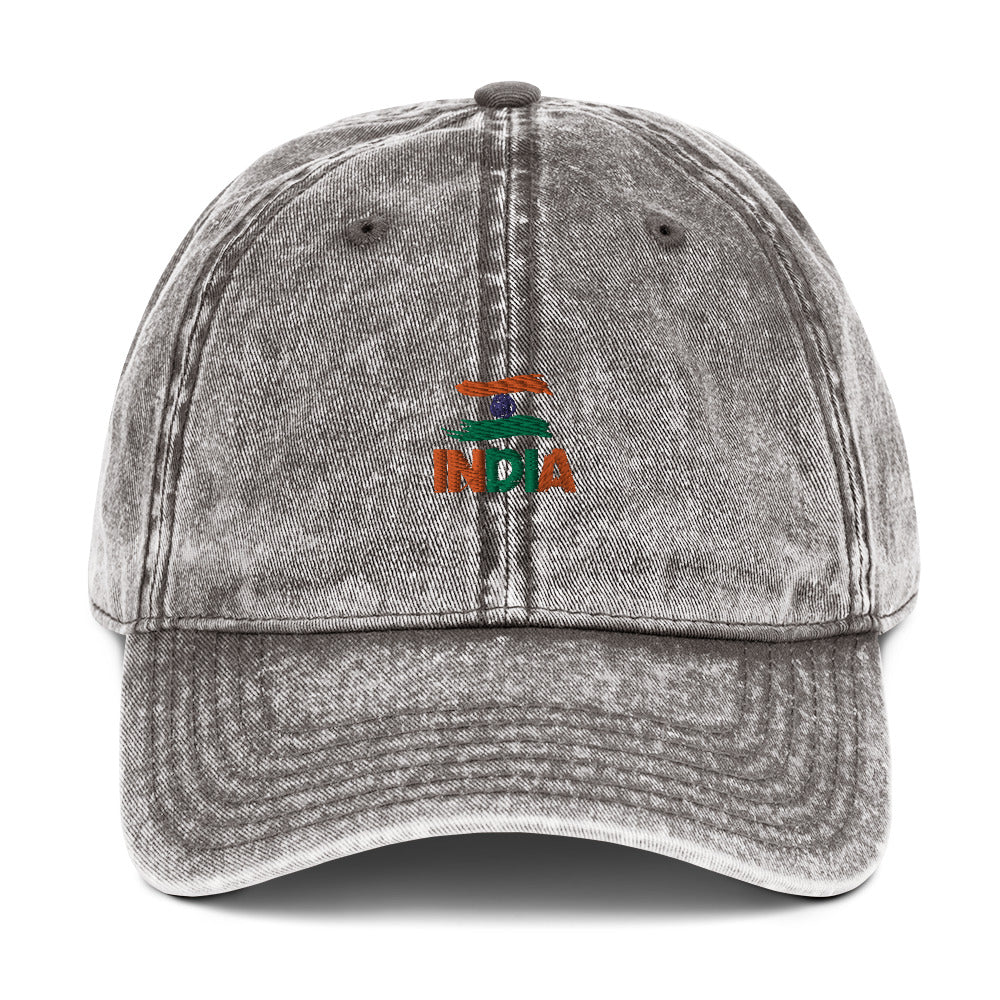 INDIA - Vintage cotton Twill Cap