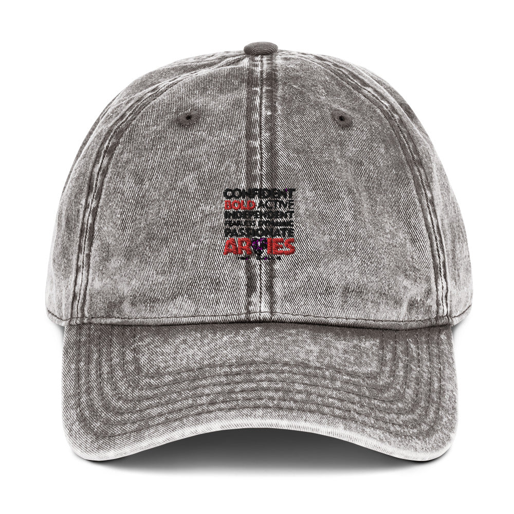ARIES - Vintage cotton Twill Cap