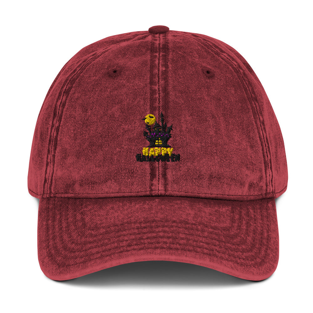 HAPPY HALLOWEEN - Vintage cotton Twill Cap
