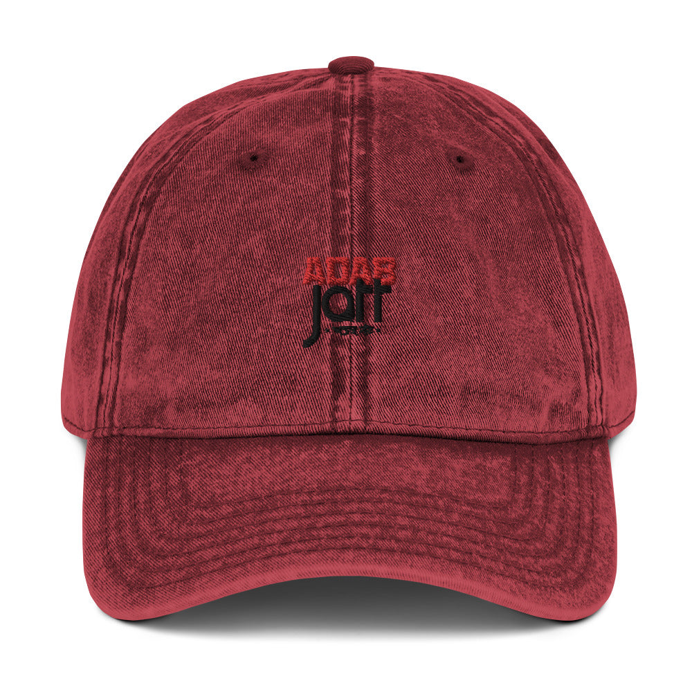 ADAB JATT - Vintage Cotton Twill Cap