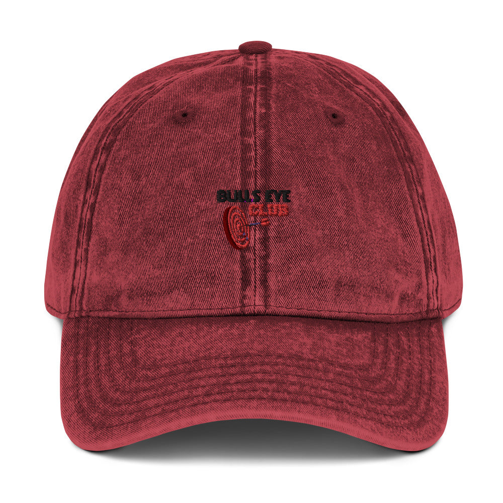 BULLS EYE CLUB - Vintage Cotton Twill Cap