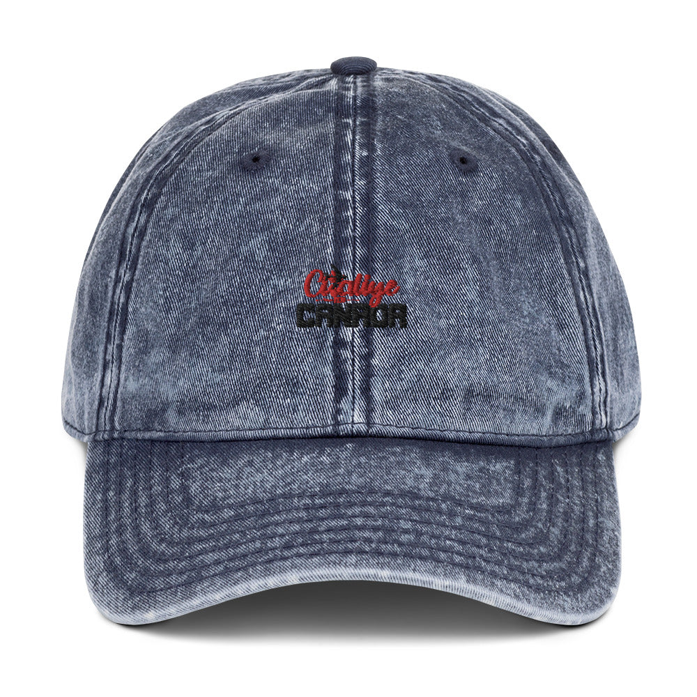 CHALIYE FER CANADA - Vintage cotton Twill Cap