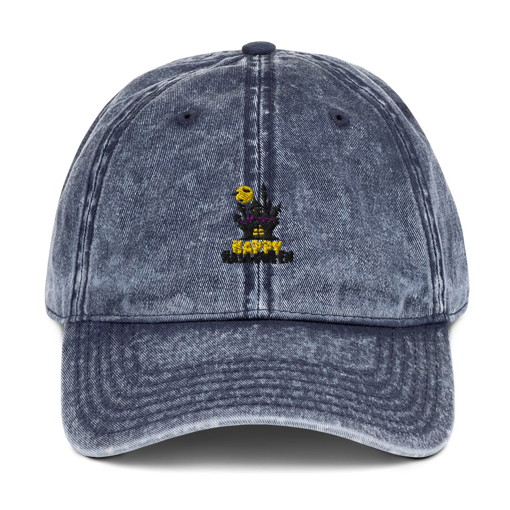 HAPPY HALLOWEEN - Vintage cotton Twill Cap
