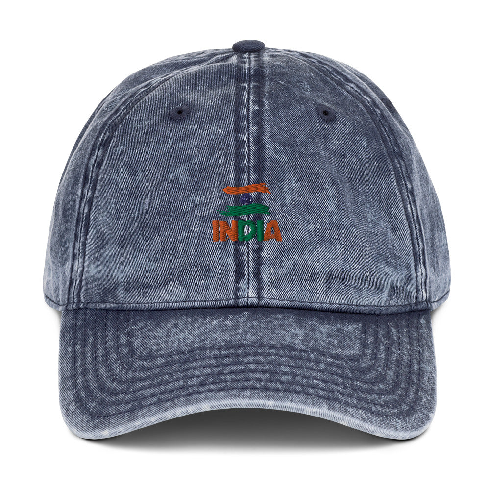 INDIA - Vintage cotton Twill Cap