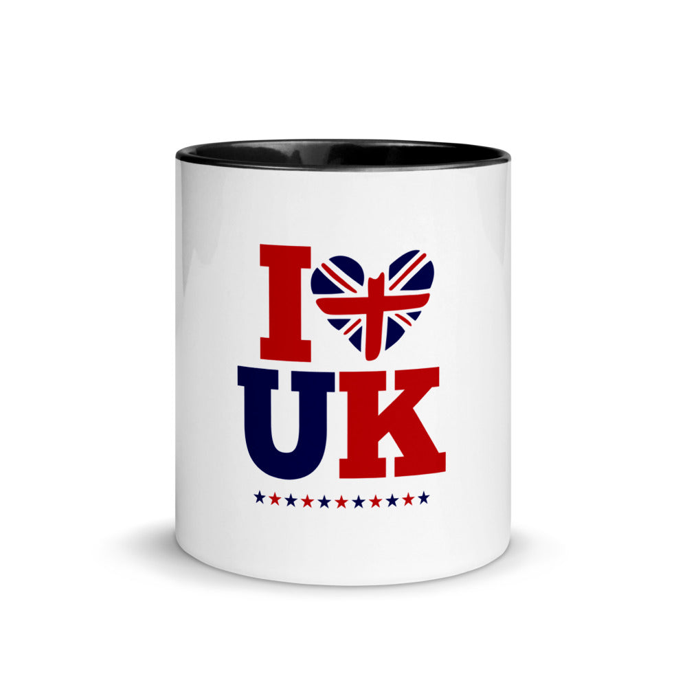 I LOVE UK - Mug with Color Inside