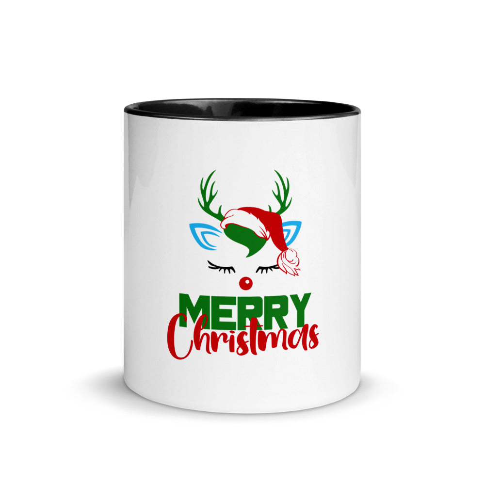 MERRY CHRISTMAS - Mug with Color Inside