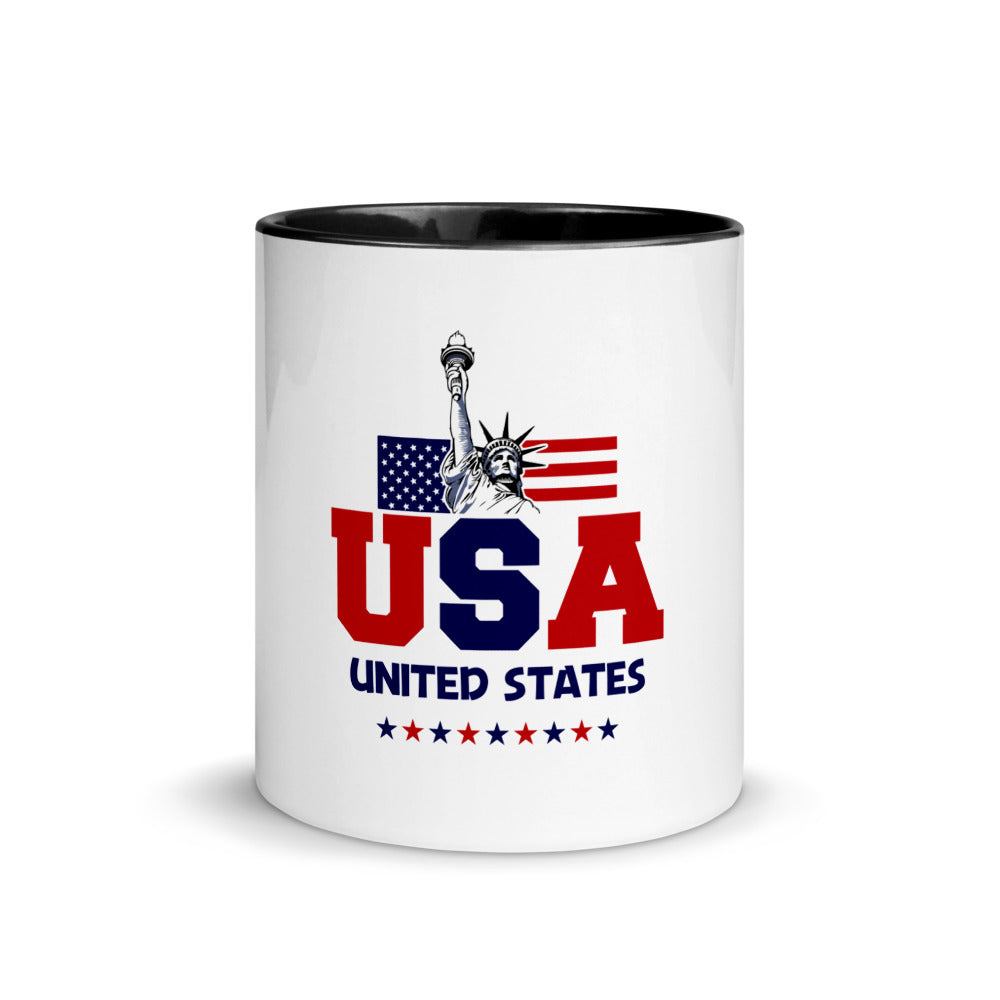 UNITED STATES OF AMERICA - Mug with Color Inside