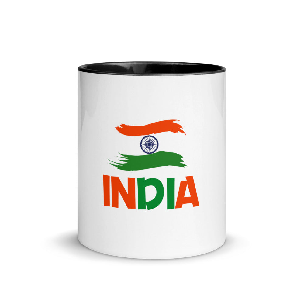 INDIA - Mug with Color Inside