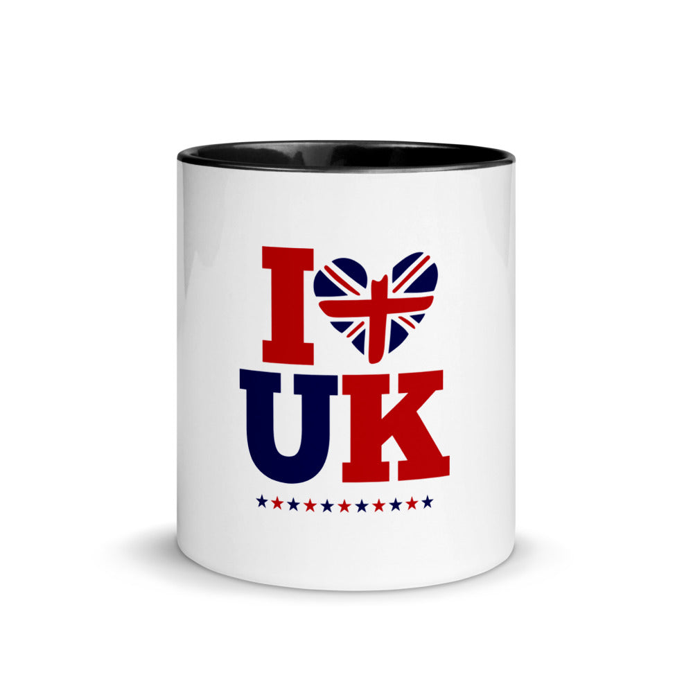 I LOVE UK - Mug with Color Inside