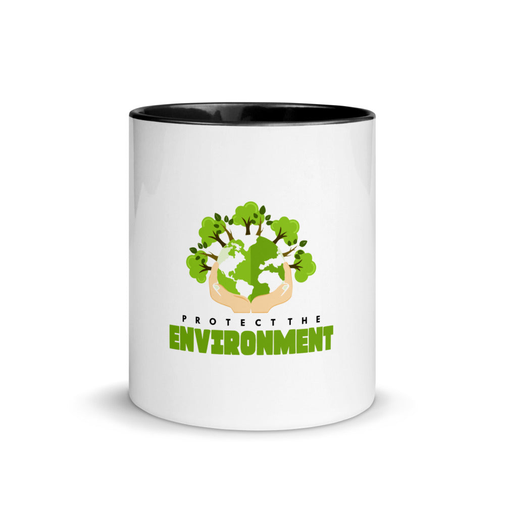PROTECT THE ENVIRONMENT - Mug with Color Inside