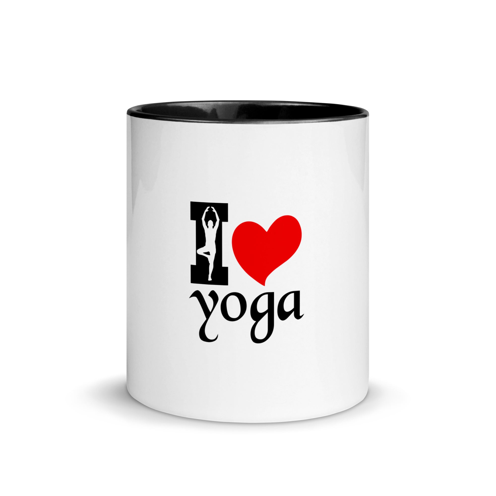 I LOVE YOGA - Mug with Color Inside