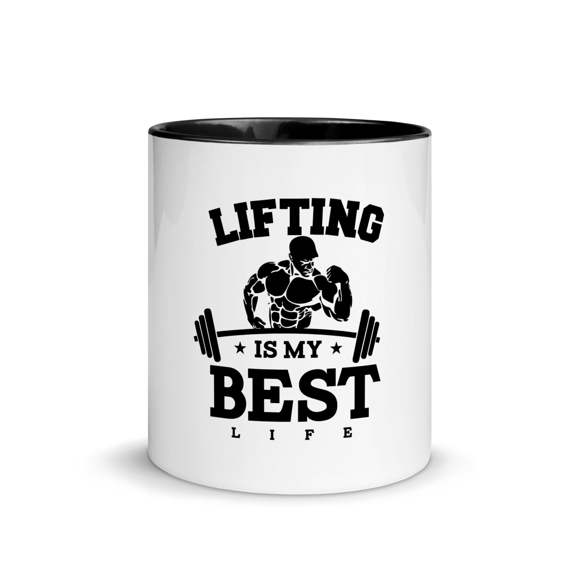 LIFTING IS MY BEST LIFE - Mug with Color Inside