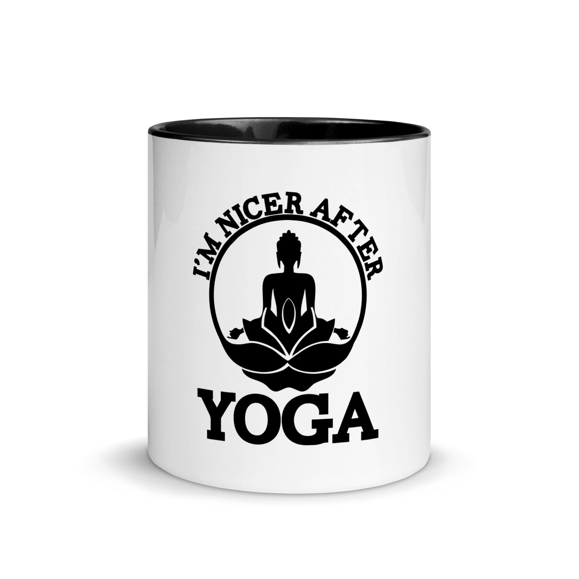I'M NICER AFTER YOGA - Mug with Color Inside