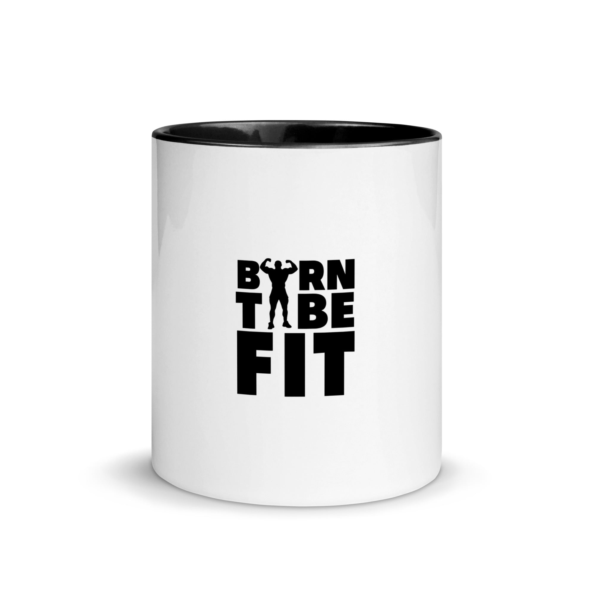 BORN TO BE FIT- Mug with Color Inside